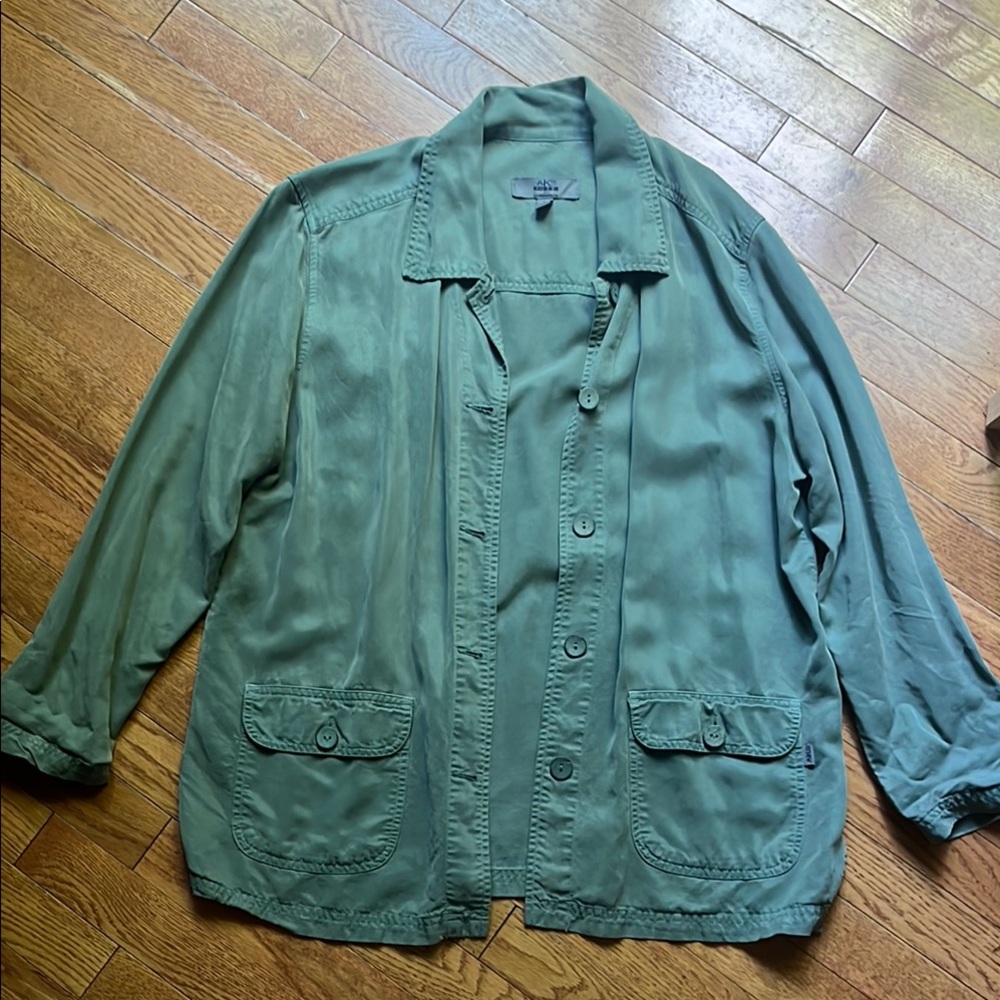 Vintage button Down Shirt Chore Coat